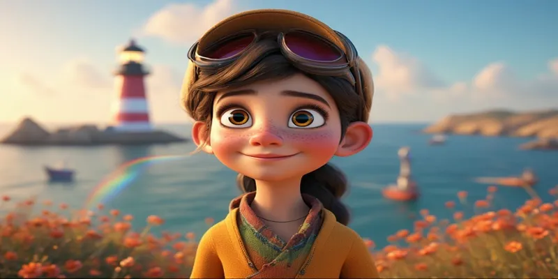 Rüzgâr Balığı Uçurtması ve Gökkuşağı Feneri - Masalı - 10