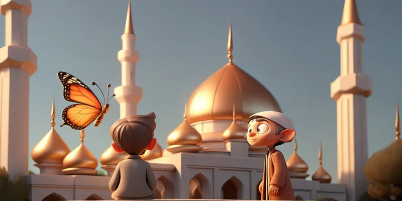 Ahmet ve Nur Kelebek'in Macerası İslam'ı Öğrenmek - Masal Oku - 7