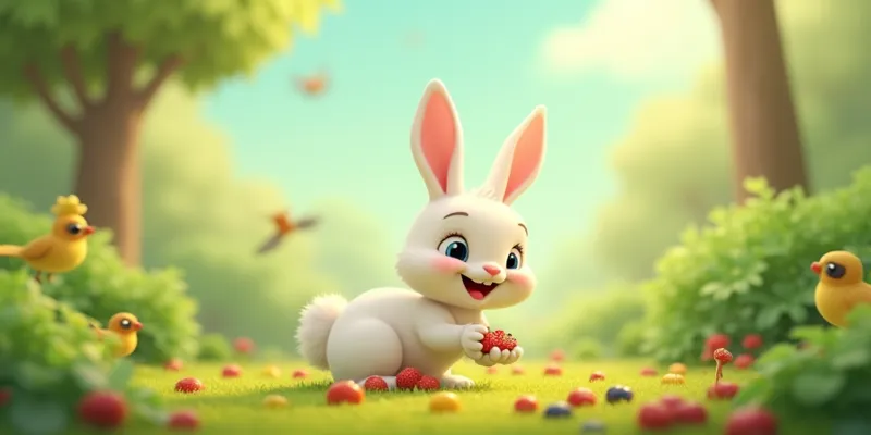 Akıllı Tavşan ve Tembel Kurt Çalışkanlık ve Yardımlaşma Masalı - 4