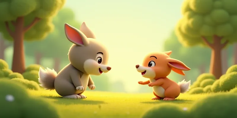 Akıllı Tavşan ve Tembel Kurt Çalışkanlık ve Yardımlaşma Masalı - 7