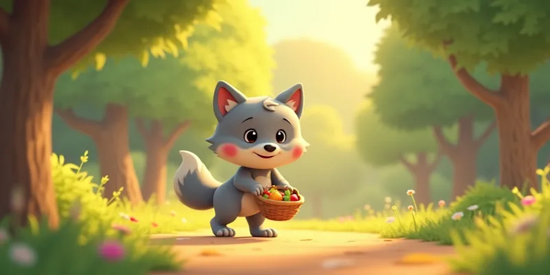 Akıllı Tavşan ve Tembel Kurt Çalışkanlık ve Yardımlaşma Masalı - 5