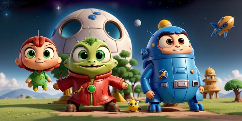 Ali ve Sadık'ın Uzaya Merakı - Uzay Maceraları Hikayeleri - 3