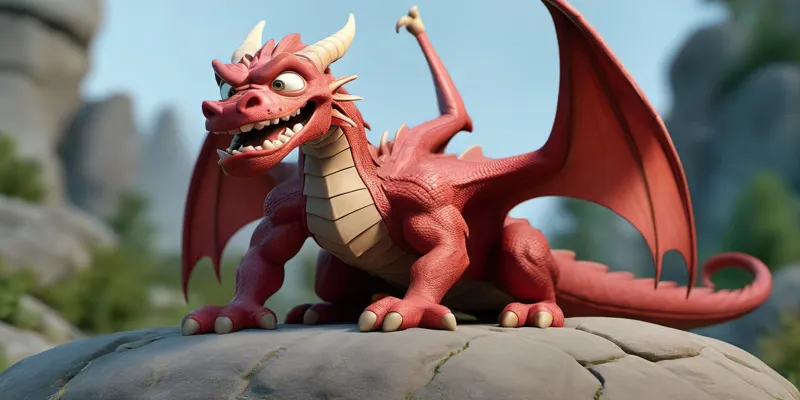 Alinin Ejderha Masalı - Hayvanlarla ilgili Çocuk Masalları - 4