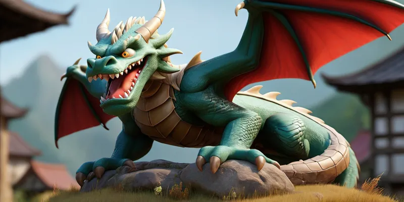 Alinin Ejderha Masalı - Hayvanlarla ilgili Çocuk Masalları - 5