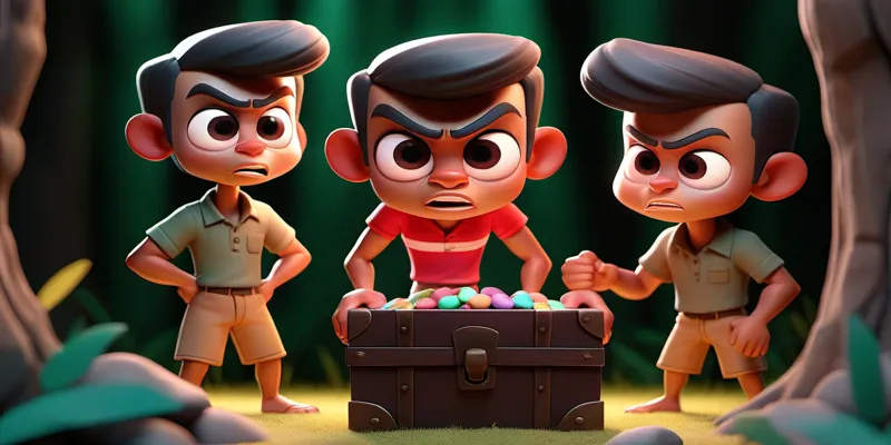 Ali ve Arkadaşlarının Ormandaki Hazineyi Bulma Macerası - 10