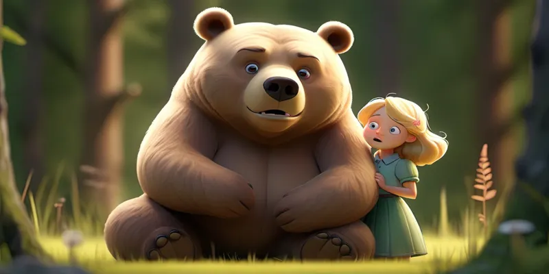 Altın Saçlı Kız ve Üç Ayı Masalı Oku - Uzun Masal - 5