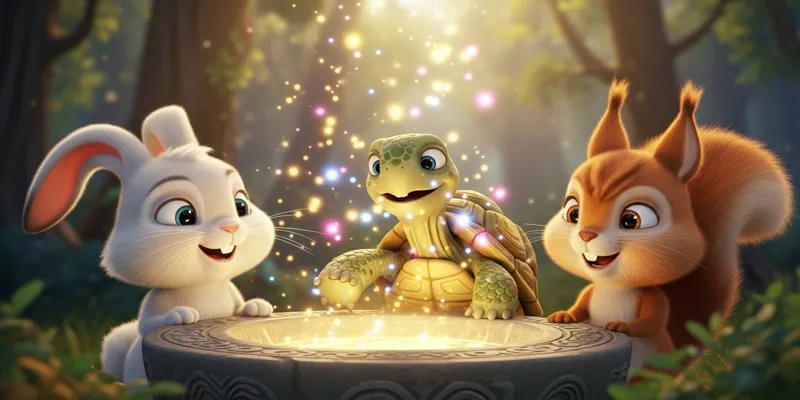 Altın Çan Çiçeği Masalı Dostluk ve Yardımlaşma Hikayesi - 8