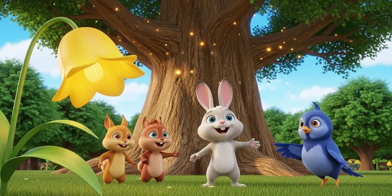 Altın Çan Çiçeği Masalı Dostluk ve Yardımlaşma Hikayesi - 10