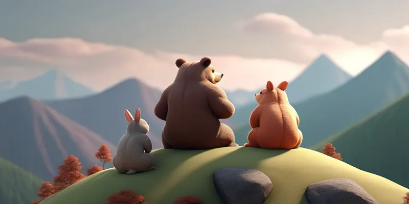 Anka Kuşu Ormanında Sincap Ayı ve Tavşan - Uzun Masal Oku - 8