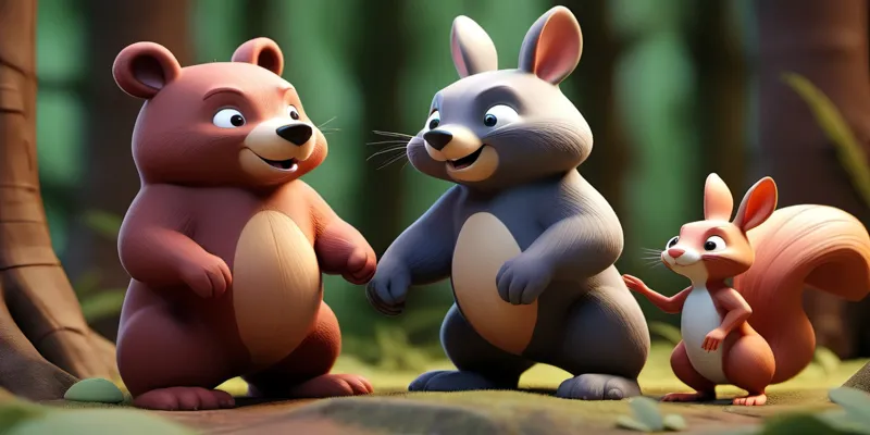 Anka Kuşu Ormanında Sincap Ayı ve Tavşan - Uzun Masal Oku - 9