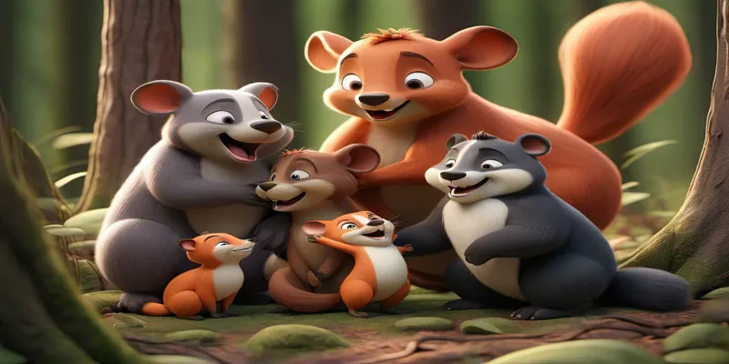 Aslan Kral ve Arkadaşlarının Ormanı Kurtarma Macerası - Masal - 10