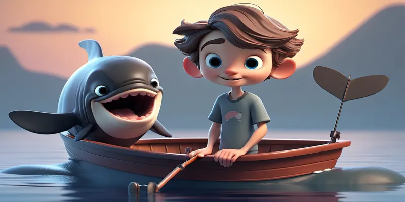 Deniz ve Balina Dostluğu Küçük Balıkçının Büyük Macerası - 7