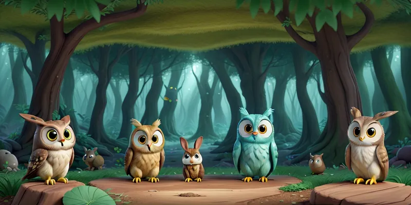 Baykuş ve Yaban Tavşanı Ormanın Gizemini Çözen Dostlar - 4