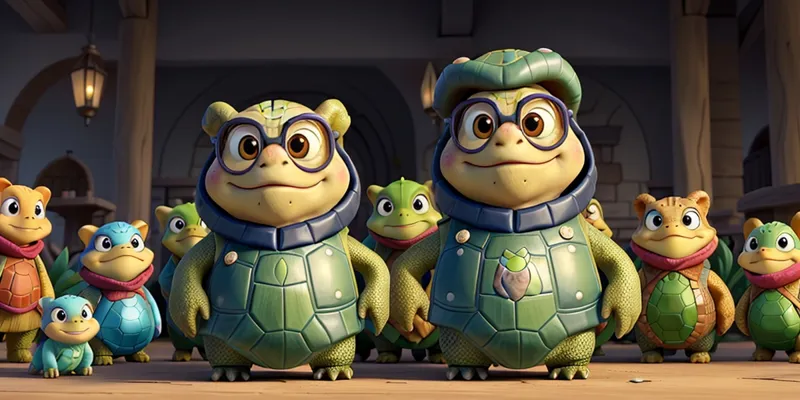 Bilge Kaplumbağanın Liderliğiyle Orman Birliği - Masal Oku