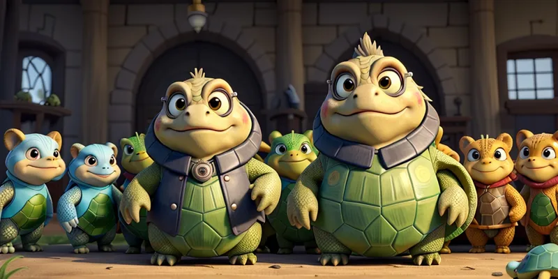 Bilge Kaplumbağanın Liderliğiyle Orman Birliği - Masal Oku - 4