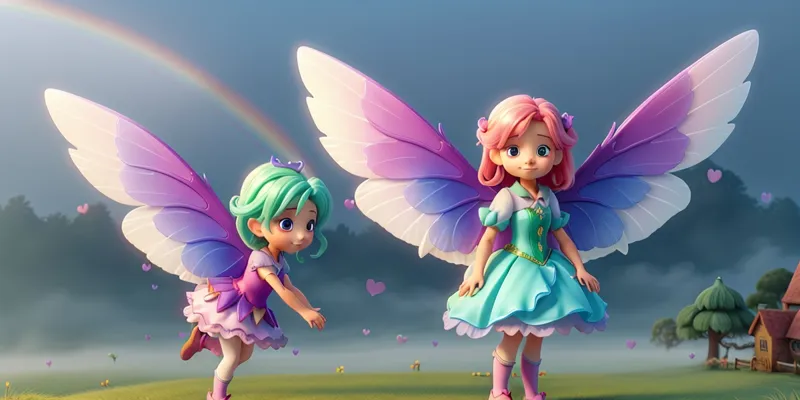 Bir Perinin Sevgisiyle Kurtarılan Bir Diyar Kalp Kanat'ın Masalı