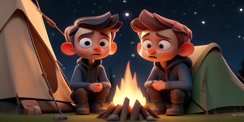 Baba ve Oğulun Doğa Kampı Burak'ın Yıldızlı Gecesi - 4