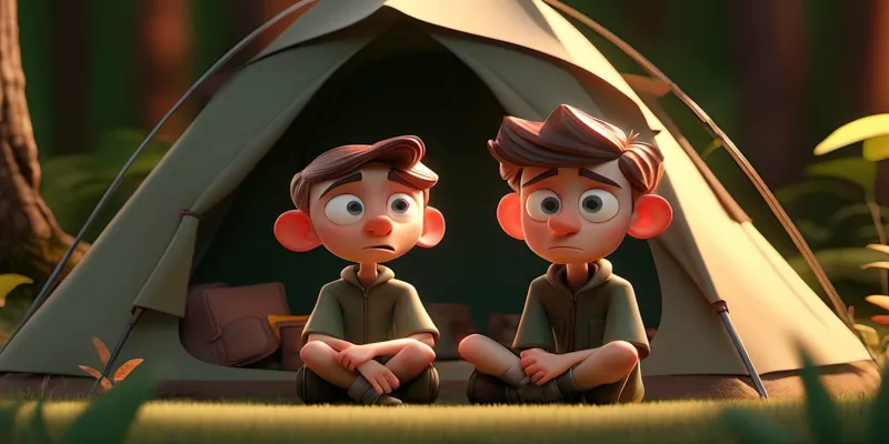 Baba ve Oğulun Doğa Kampı Burak'ın Yıldızlı Gecesi - 9