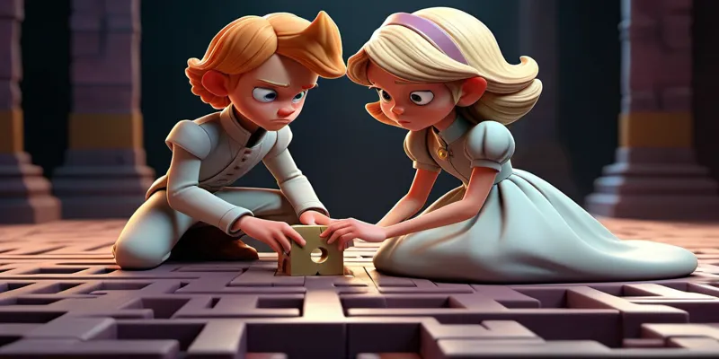 Büyük Kalede Yaşayan Kardeş Prens Ve Prenses Masalı Oku - 7