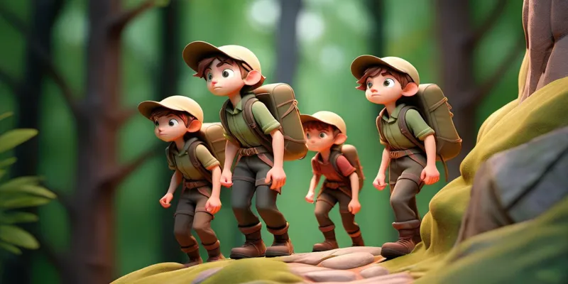 Büyük Ormanda Yaşayan Maceracı Gençler | Uyku Masalı - 5