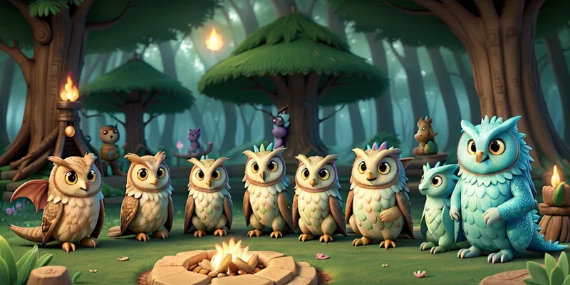 Çınar Ağacının Altında Uyuyan Sihirli Canlıların Macerası - 2