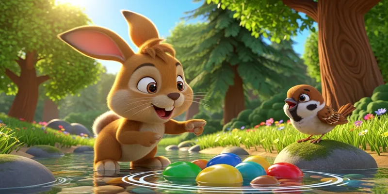 Çocuklar İçin Dürüstlük ve Empati Masalı Minik Tavşan - 3