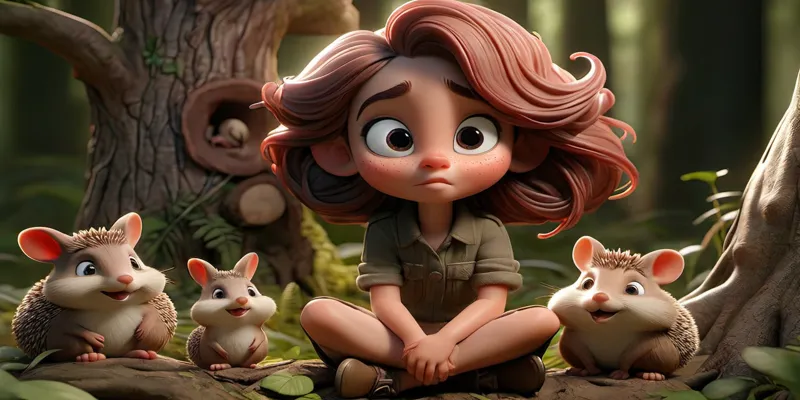 Çocuklar İçin Eğitici Masal Ayşe ve Ormandaki Sevimli Hayvanlar - 7