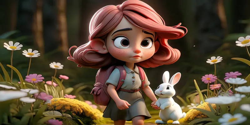 Çocuklar İçin Eğitici Masal Ayşe ve Ormandaki Sevimli Hayvanlar - 2