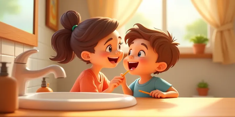 Çocuklar İçin Eğlenceli Uyku Öncesi Diş Bakımı Masalı - 9