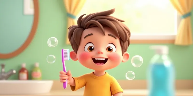 Çocuklar İçin Eğlenceli Uyku Öncesi Diş Bakımı Masalı - 8