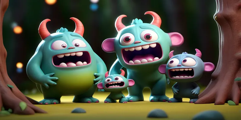 Çocuklar İçin Eğlenceli ve Eğitici Sevimli Canavar Hikayeleri - 3