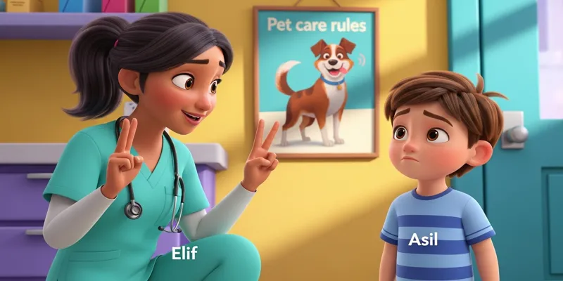 Çocuklara Sorumluluk Öğreten Köpek Masalı Asil ve Pati - 2