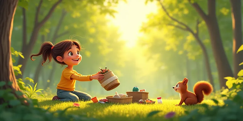 Doğayı Korumak Mert Ela Duru ve Dostlarının Orman Temizliği - 4