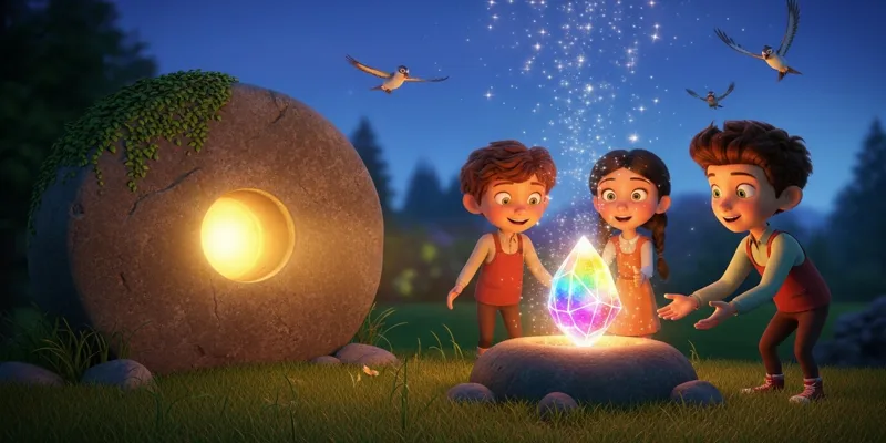 Dört Arkadaş ve Işık Kristali Dostluk ve Dayanışma Üzerine Masal - 8