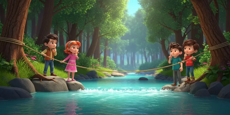 Dört Arkadaş ve Işık Kristali Dostluk ve Dayanışma Üzerine Masal - 4