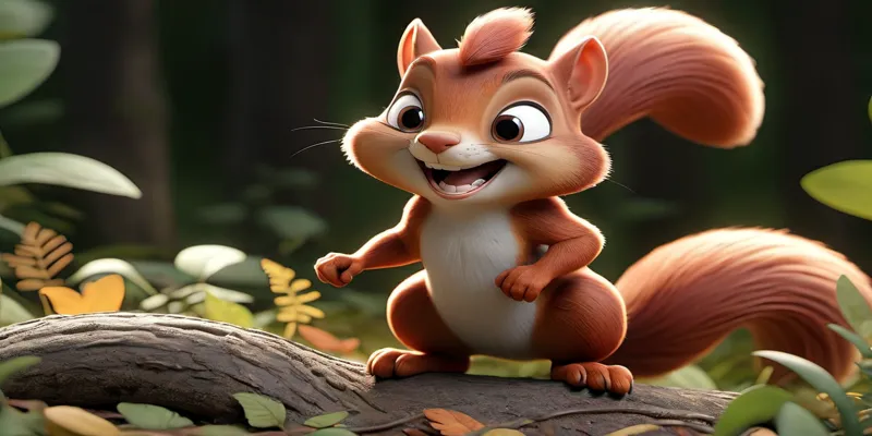 Eğlenceli Uyku Masalı Pofuduk ve Ormanın En Hızlı Hayvanı - 5