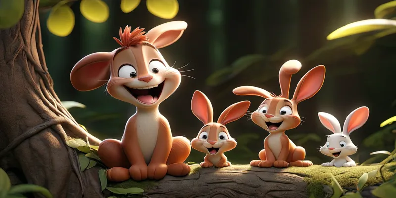 Eğlenceli Uyku Masalı Pofuduk ve Ormanın En Hızlı Hayvanı - 9