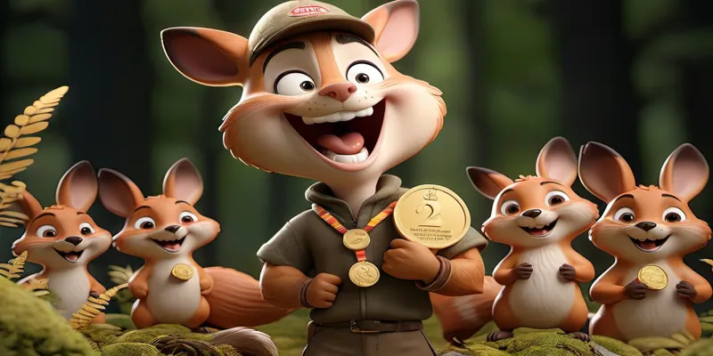 Eğlenceli Uyku Masalı Pofuduk ve Ormanın En Hızlı Hayvanı - 10