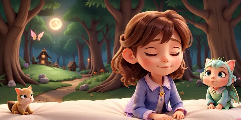 Elif ve Rüya Perisi Uykuya Dalmak İçin Hayal Gücü | Uyku Masalı - 3