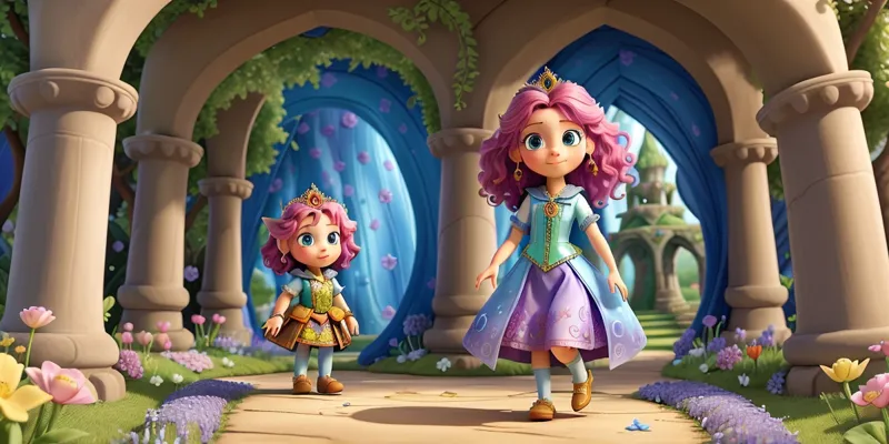 Eski Çağlarda Yaşayan Prenses Elara - Peri Masalları Oku