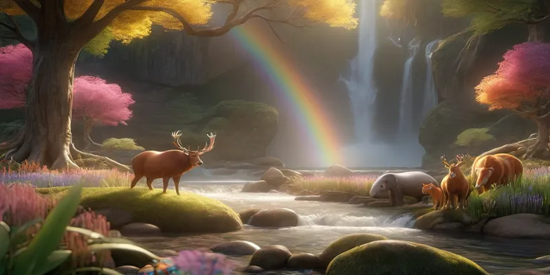 Gökkuşağı Ormanı Masalı Dostluk ve Macera Dolu Bir Yolculuk - 9