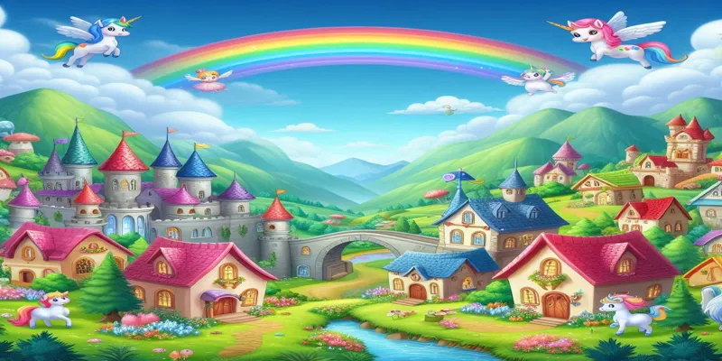 Gökkuşağı Krallığı Prenses Elif’in Cesur Macerası Masalı