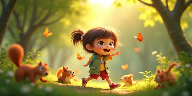 Küçük Elif ve Güneş Perisi Masalı - Doğa ve Işığın Sırrı - 4