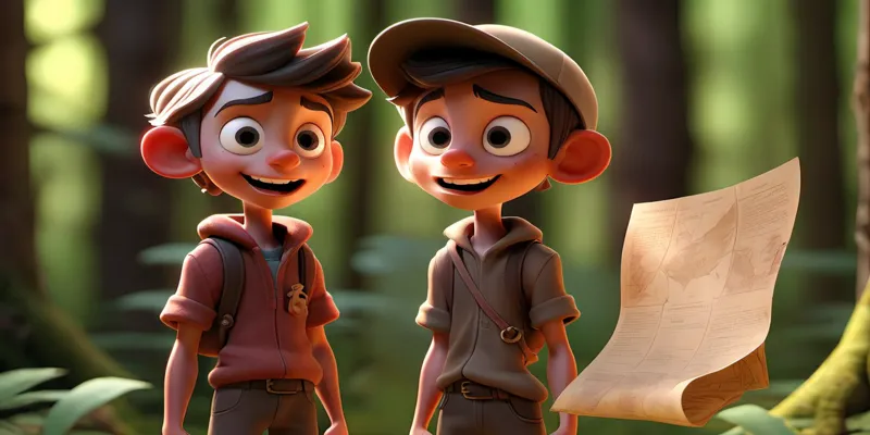 Haritada Gizlenen Sırrı Çözen Kaan ve Ela’nın Macerası