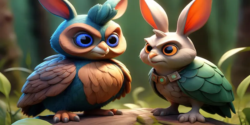 Havalı Tavuskuşu Korkusuz Tavşan Bilge Baykuş Masalı - 2