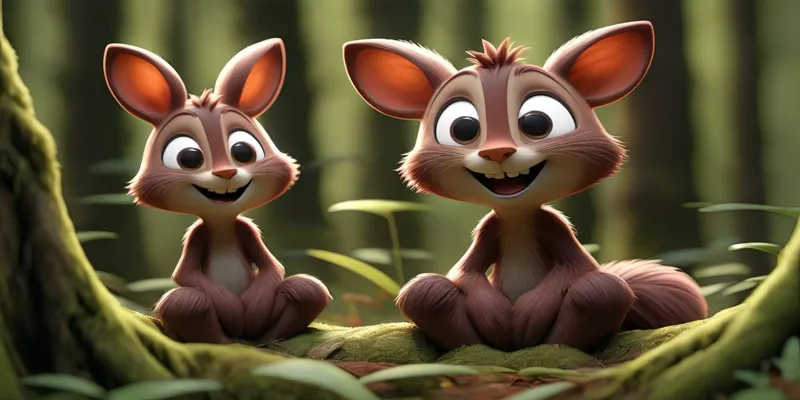 Havalı Tavuskuşu Korkusuz Tavşan Bilge Baykuş Masalı - 8