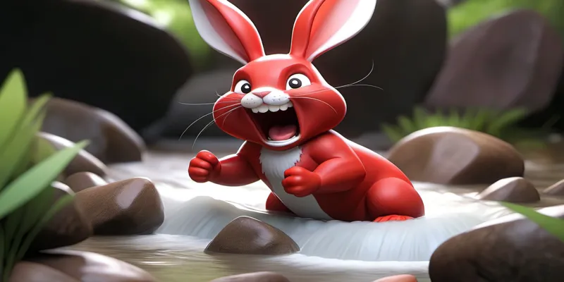 Kırmızı Tatlı Bir Tavşan Masalı | Hayvanlı Masallar Oku - 7