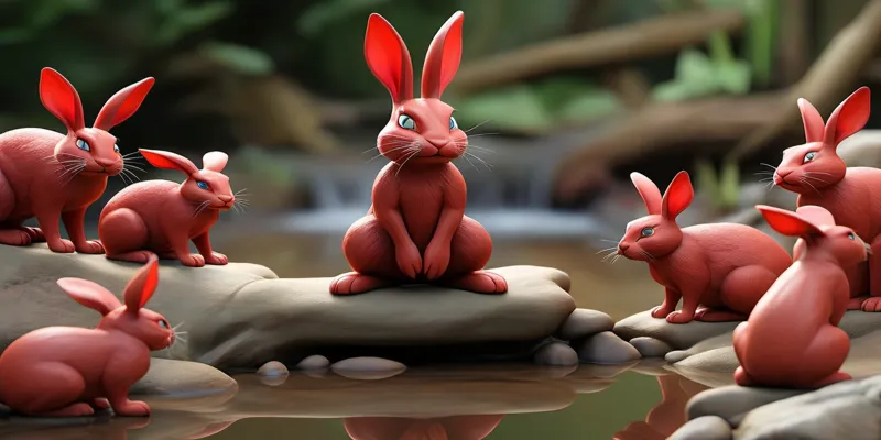 Kırmızı Tatlı Bir Tavşan Masalı | Hayvanlı Masallar Oku - 5