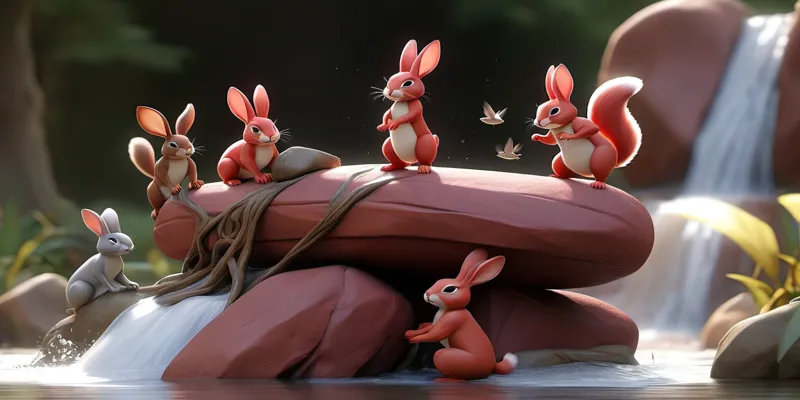 Kırmızı Tatlı Bir Tavşan Masalı | Hayvanlı Masallar Oku - 6