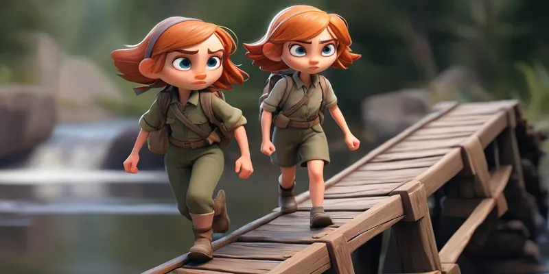 İki Genç Çocuk Ela Ve Can' ın Macera Dolu Yolculuğu - 2